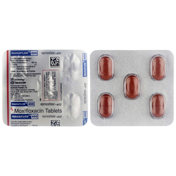 MANKIND PHARMA Mahaflox 400Mg Tab (5 Tab)