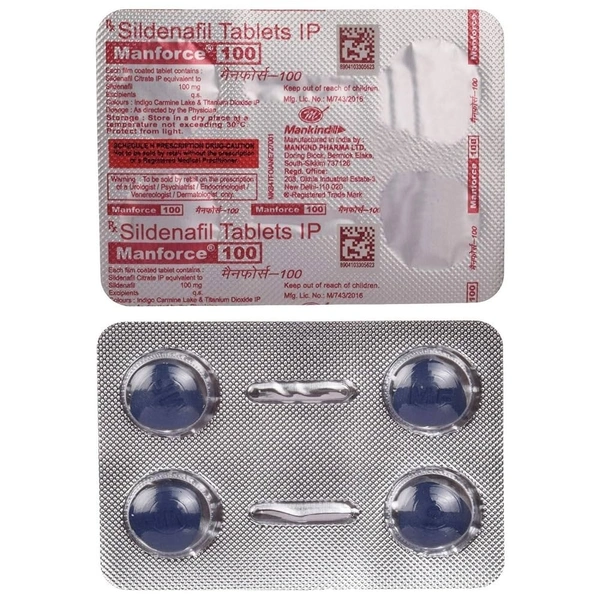 Manforce 100Mgtab (4 Tab)