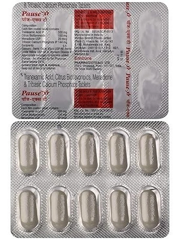 EMCURE PHARMACEUTICALS Pause Xt Tab (10 Tab)