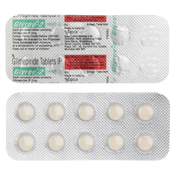 IPCA LABORATORIES Glyree 2Mgtab (10 Tab)