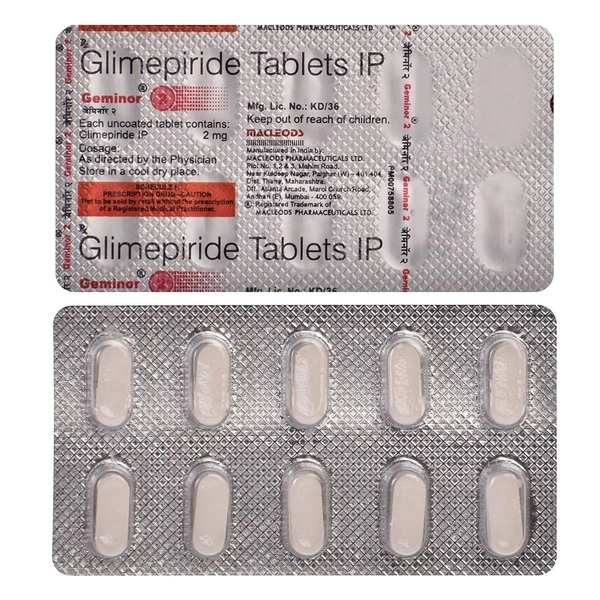 MACLEODS PHARMACEUTICALS Geminor 2Mgtab (10 Tab)