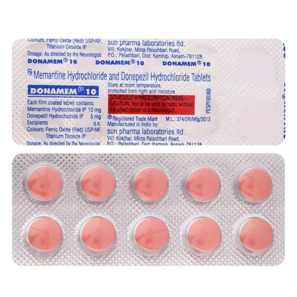 SUN PHARMA Donamem 10Mgtab (10 Tab)