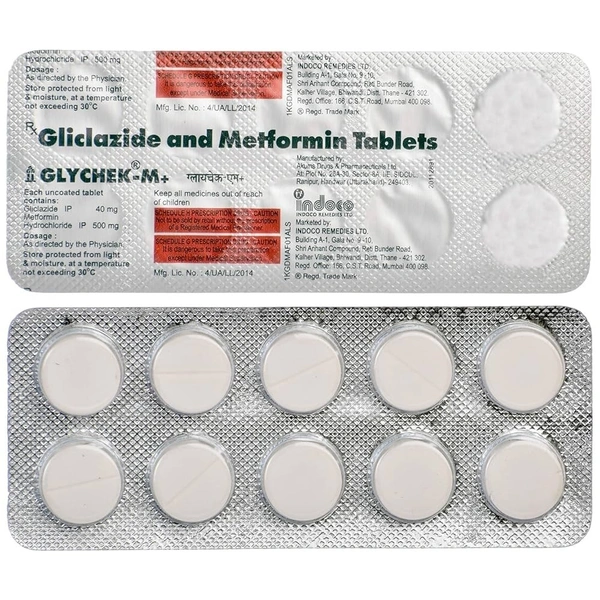 INDOCO REMEDIES Glychek M + Tab (10 Tab)