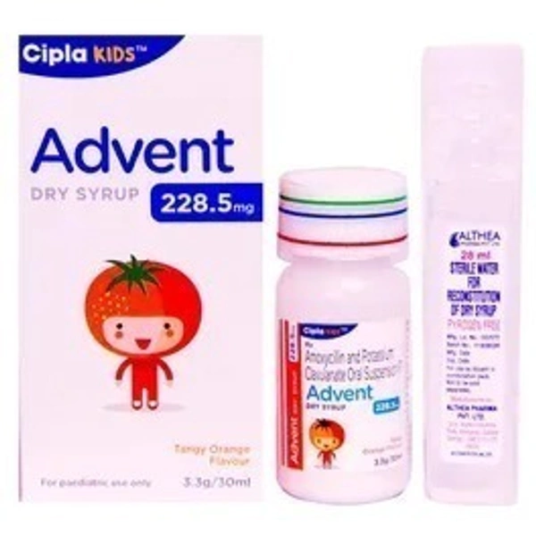CIPLA LTD. Advent 228.5Mgsyrup (30 Ml)