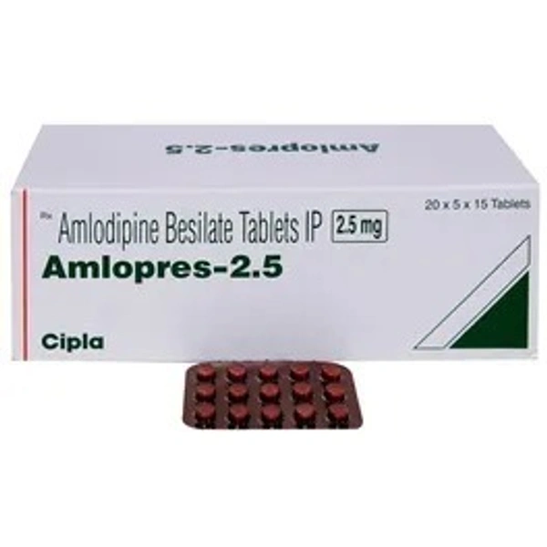 CIPLA LTD. Amlopres 2.5Mgtab (15 Tab)