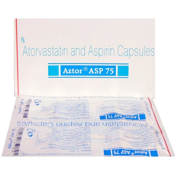 SUN PHARMA Aztor Asp 75Mg Cap (10 Cap)