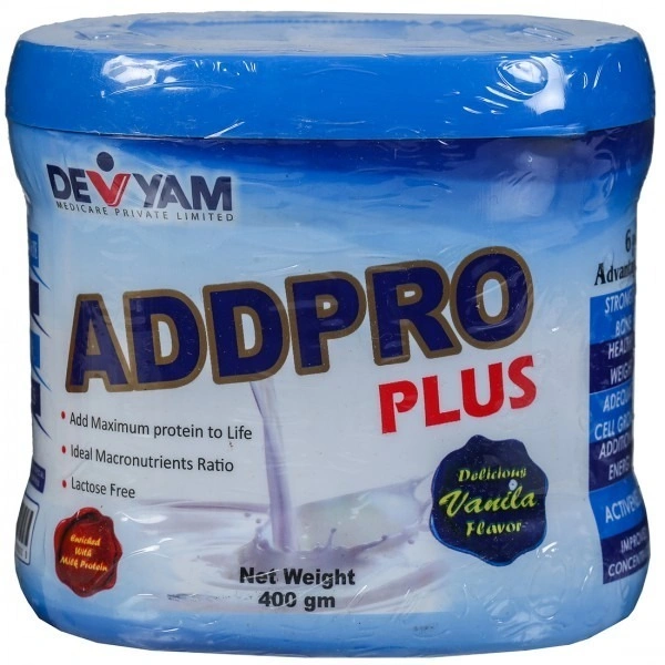 DEVYAM MEDICARE PRIVATE LTD. Addpro Plus Powder (C) (400 Gm)