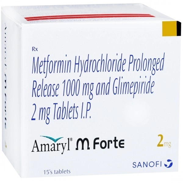 SANOFI INDIA LIMITED Amaryl M2 Forte Tab (15 Tab)