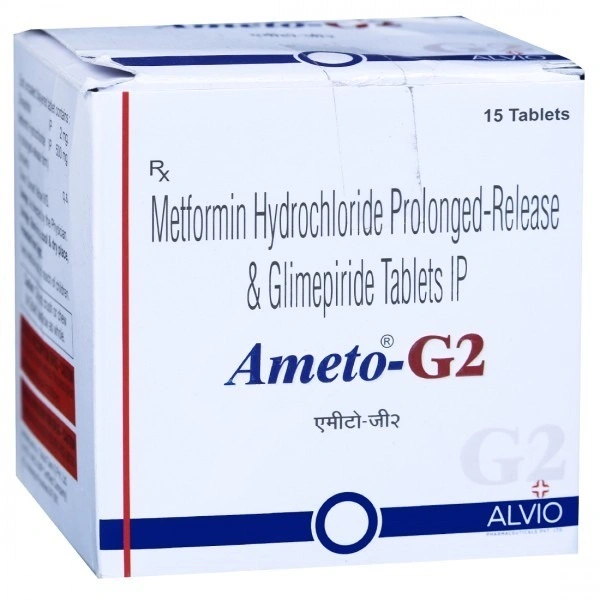 Alvio Pharmaceuticals Ameto G2 Tab (15 Tab)