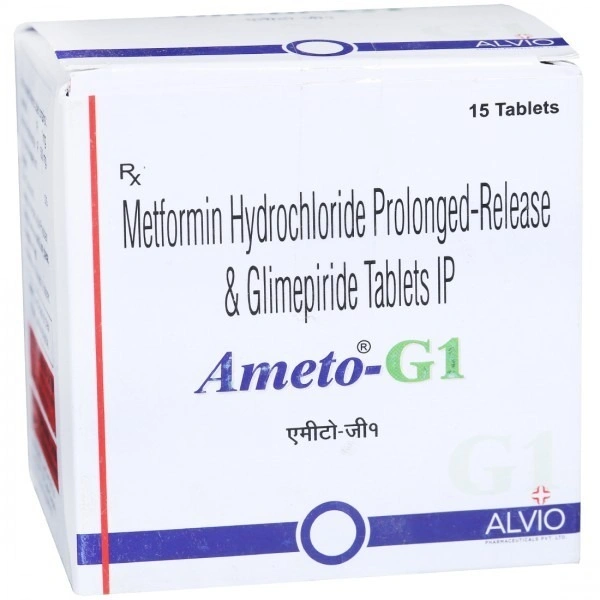 Alvio Pharmaceuticals Ameto G1 Tab (15 Tab)