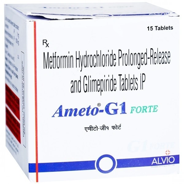 Alvio Pharmaceuticals Ameto G1 Forte Tab (15 Tab)