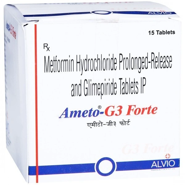 Alvio Pharmaceuticals Ameto G3 Forte Tab (15 Tab)