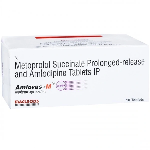 MACLEODS PHARMACEUTICALS Amlovas M 2.5/25Mgtab (10 Tab)