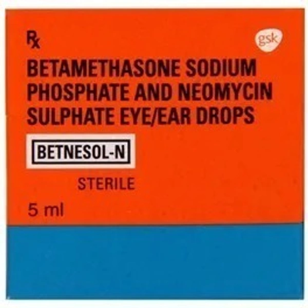 GLAXOSMITHKLIN Betnesol N Eye/Ear Drops (5 Ml)