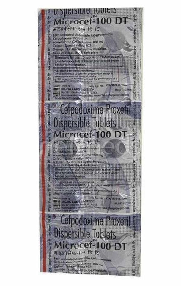 MICRO LABS Microcef 100 Dt Tab (10 Tab)