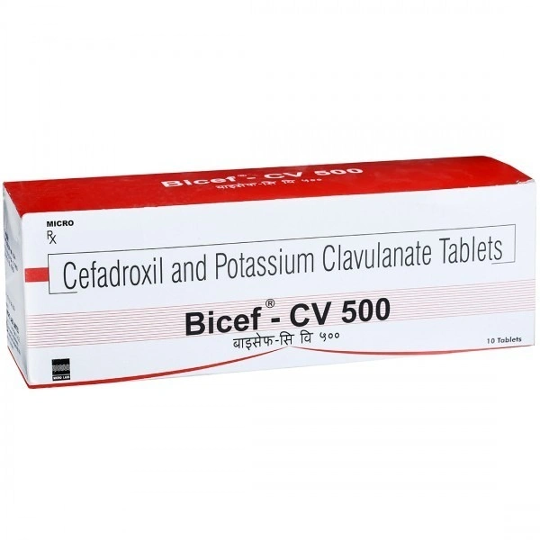 MICRO LABS Bicef Cv 500Mgtab (10 Tab)