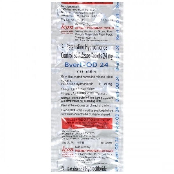 ICON LIFE SCIENCES Bvert Od 24Mg (10 Tab)
