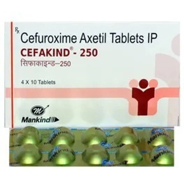 MANKIND PHARMA Cefakind 250Mgtab (10 Tab)