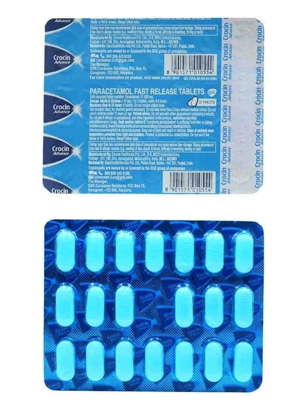 GLAXOSMITHKLIN Crocin Advance Tab