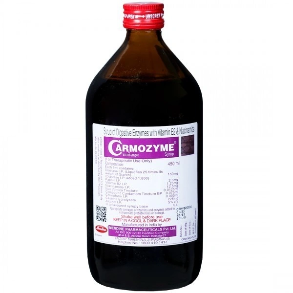 Carmozyme Syrup (450 Ml)