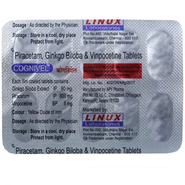 LINUX LABORATORIES PVT.LTD Cognivel Tab (10 Tab)