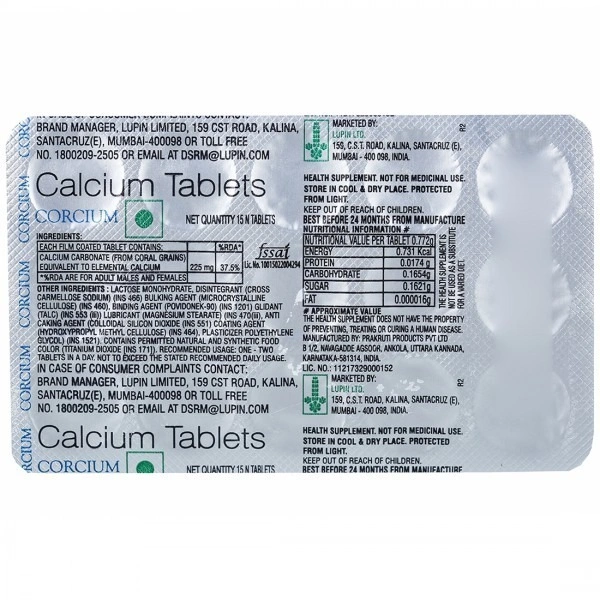 LUPIN Corcium Tab (15 Tab)