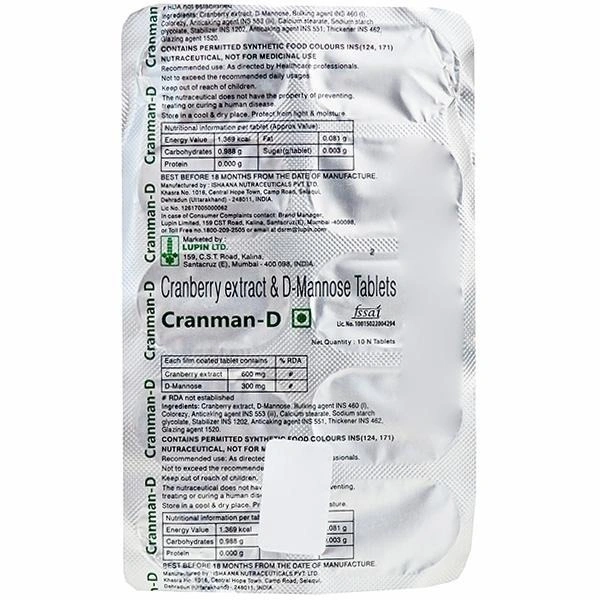 LUPIN Cranman D Tab (10 Tab)