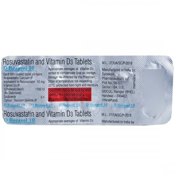 SUN PHARMA D Rozavel 10Mgtab (10 Tab)