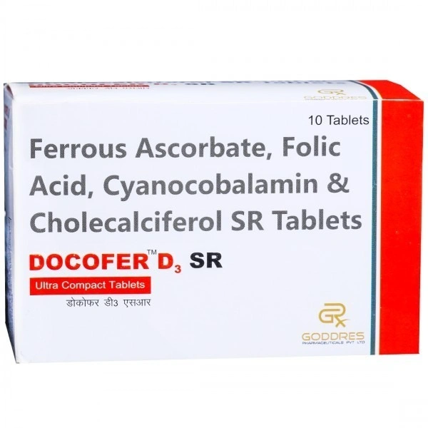 GODDRES PHARMACEUTICALS Docofer D3 Tab (10 Tab)