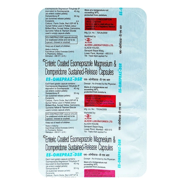 ES Omepraz Dsr Cap (10 Cap)