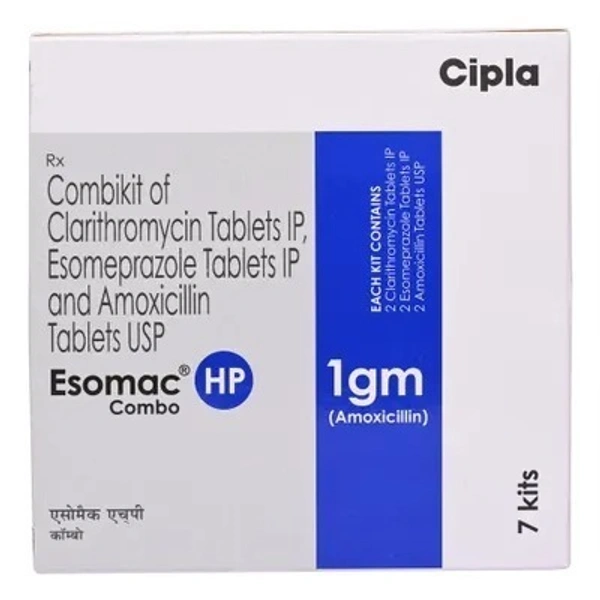 CIPLA LTD. Esomac Hp Combokits 1Gm (6 Tab)