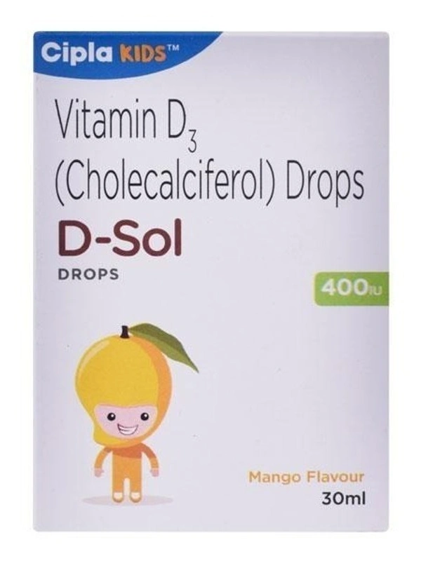 CIPLA LTD. D Sol 400Iu (Mango) Drops (30 Ml)