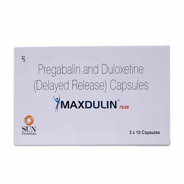 SUN PHARMA Maxdulin 75/20Mgcap (10 Cap)