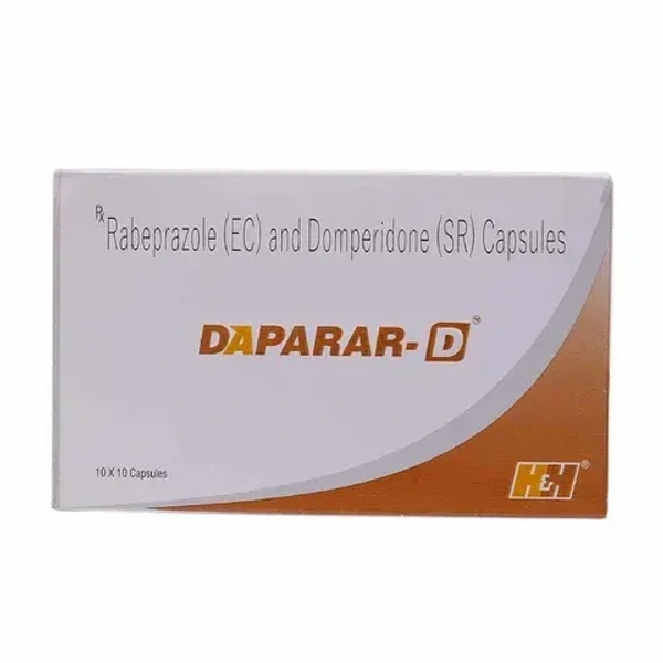 H&H PHARMACEUTUCA (P) LTD. Daparar D Cap (10 Caps)
