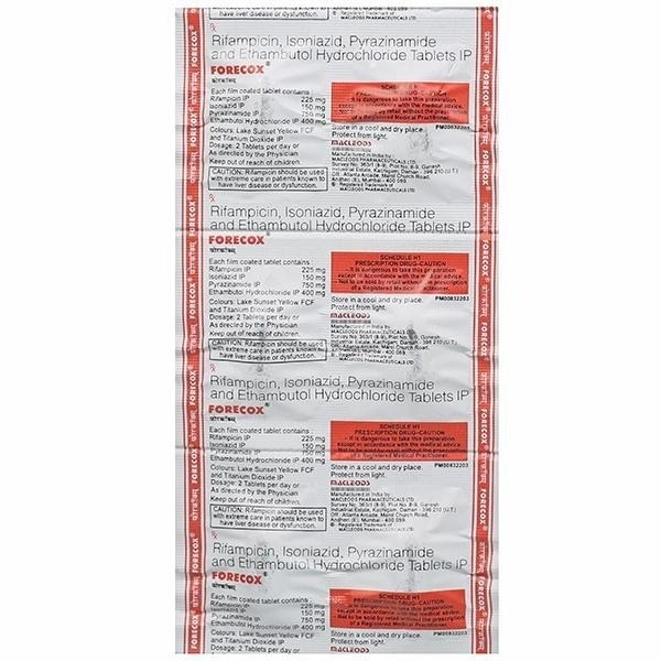 MACLEODS PHARMACEUTICALS Forecox Tab 6'S