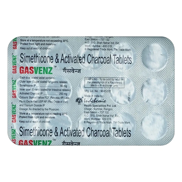 INDCHEMIE Gasvenz Tab (15 Tab)