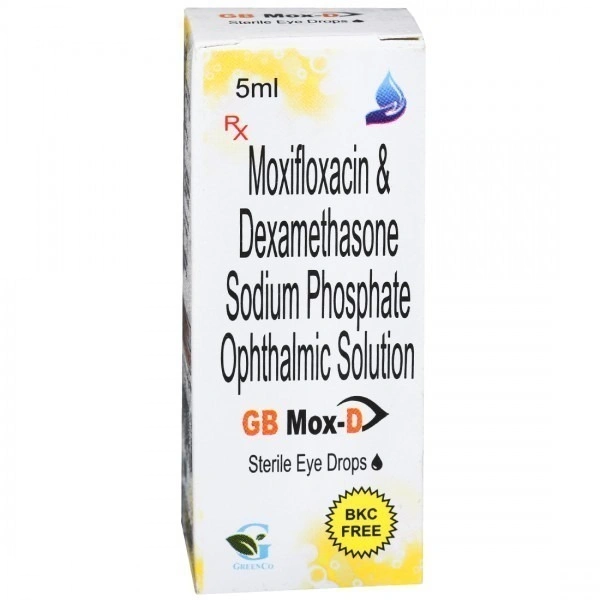 GREENCO BIOLO. PVT.LTD. Gb Mox D Eye Drop 5 Ml