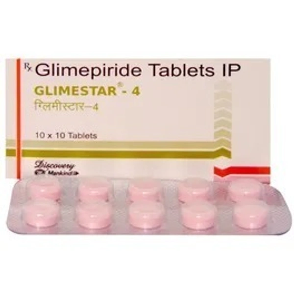 MANKIND PHARMA Glimestar 4Mgtab (10 Tab)