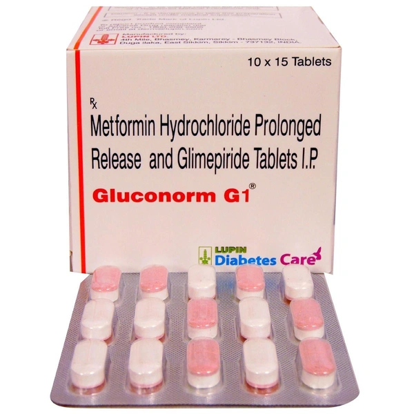 LUPIN Gluconorm G1Mgtab (15 Tab)