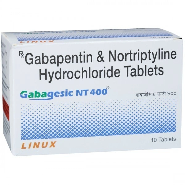 LINUX LABORATORIES PVT.LTD Gabagesic Nt400Mgtab (10 Tab)