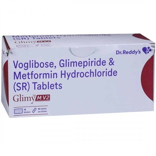 DR.REDDY'S LAB LTD. Glimy Mv2 Tab (10 Tab)