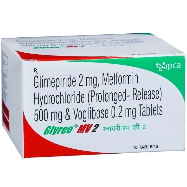 IPCA LABORATORIES Glyree Mv2 Tab (10 Tab)