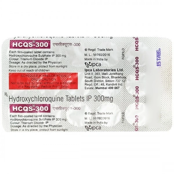 IPCA LABORATORIES Hcqs 300Mgtab (15 Tab)