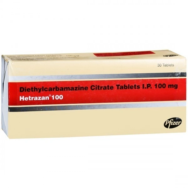 PFIZER LTD. Hetrazan 100Mgtab (30 Tab)
