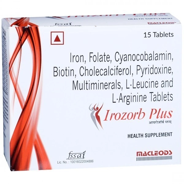 MACLEODS PHARMACEUTICALS Irozorb Plus Tab (15 Tab)