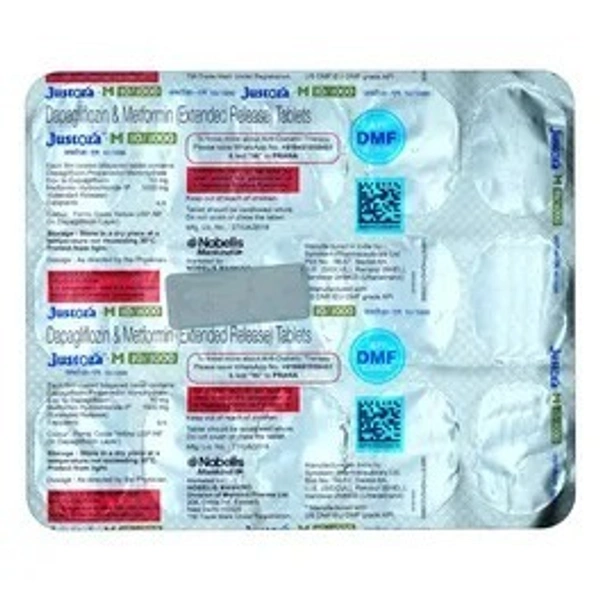 MANKIND PHARMA Justoza M 10/1000 Mg Tab (10 Tab)