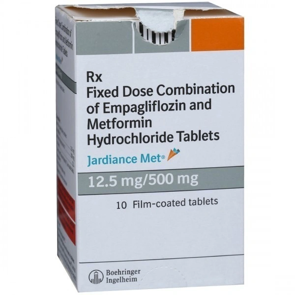 BOEHRINGAR MANNHEIM Jardiance Met 12.5/500Mgtab (10 Tab)