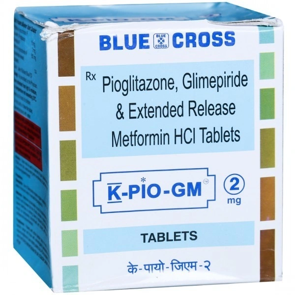 BLUE CROSS LABORATORIES LTD. K Pio Gm 2 Tab (15 Tab)