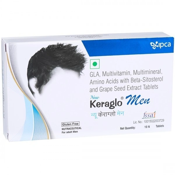 IPCA LABORATORIES Keraglo Men Tab (10 Tab)