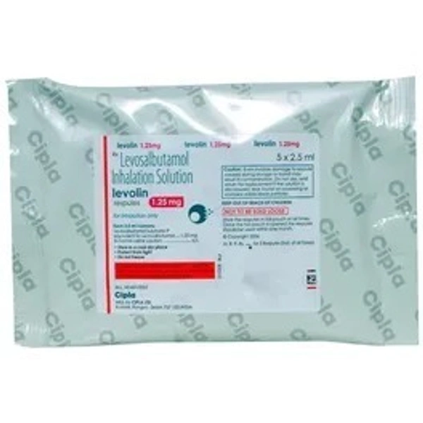 CIPLA LTD. Levolin 1.25Mg Respules (2.5 Ml)